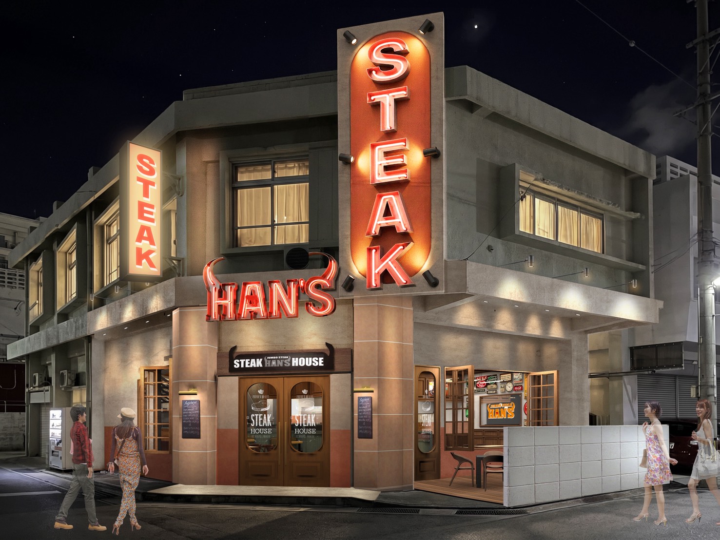 JUMBO STEAK HAN'S (ジャンボステーキハンズ)石垣店外観